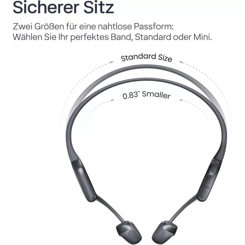 SHOKZ OpenRun Pro 2 Mini headset draadloos oorbeugel sport Bluetooth zwart