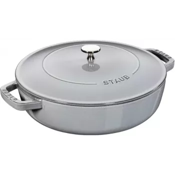 Diepe braadpan met deksel STAUB 28 cm 40511-470-0