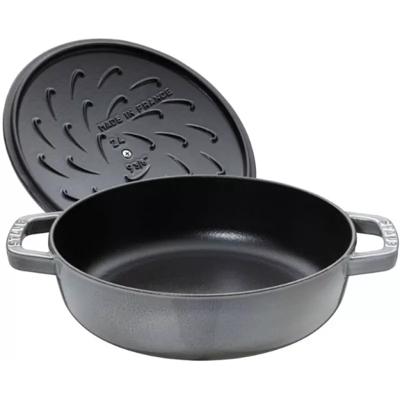 Diepe braadpan met deksel STAUB 28 cm 40511-470-0