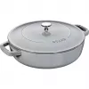 Diepe braadpan met deksel STAUB 28 cm 40511-470-0