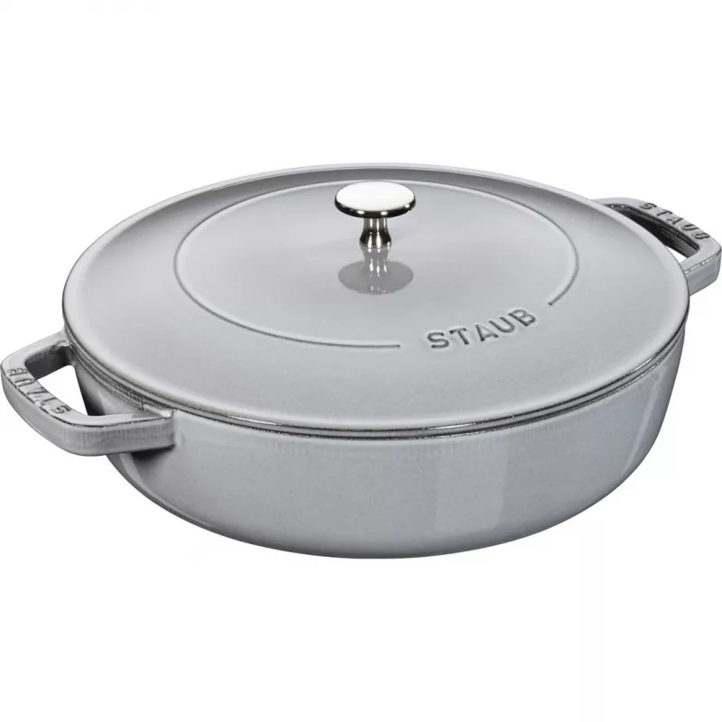 Diepe braadpan met deksel STAUB 28 cm 40511-470-0