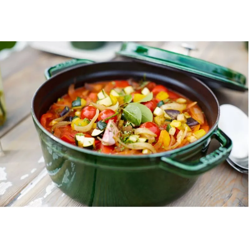Staub 40503-109-0 bakkwast siliconen zwart, hout