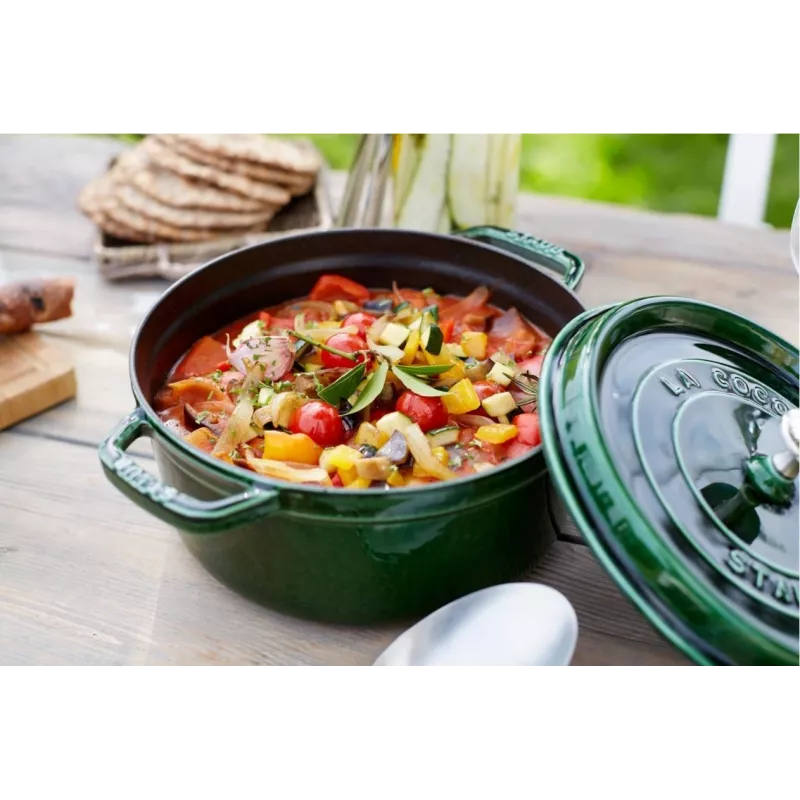 Staub 40503-109-0 bakkwast siliconen zwart, hout