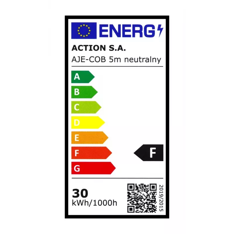 Activejet AJE-COB 5m neut stripverlichting universele stripverlichting binnen