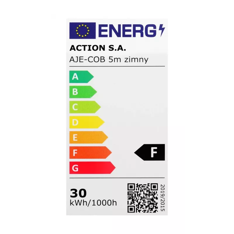 Activejet AJE-COB 5m zim stripverlichting universele stripverlichting binnen