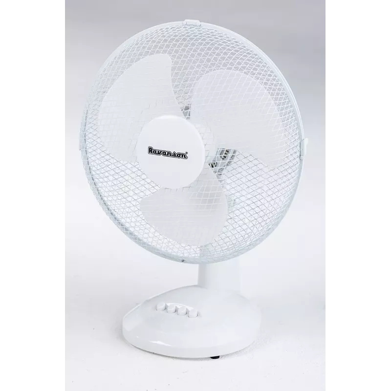 Tafelventilator Ravanson WT-1030 — 35 cm blad, 3 snelheden, 35 W, kunststof behuizing, grijs