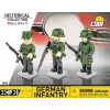 Bouwstenen Duitse infanterie – set van 3 figuren