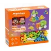 Marioinex Mini Waffle City vuilniswagen bouwblokken, 148 stuks (903131)