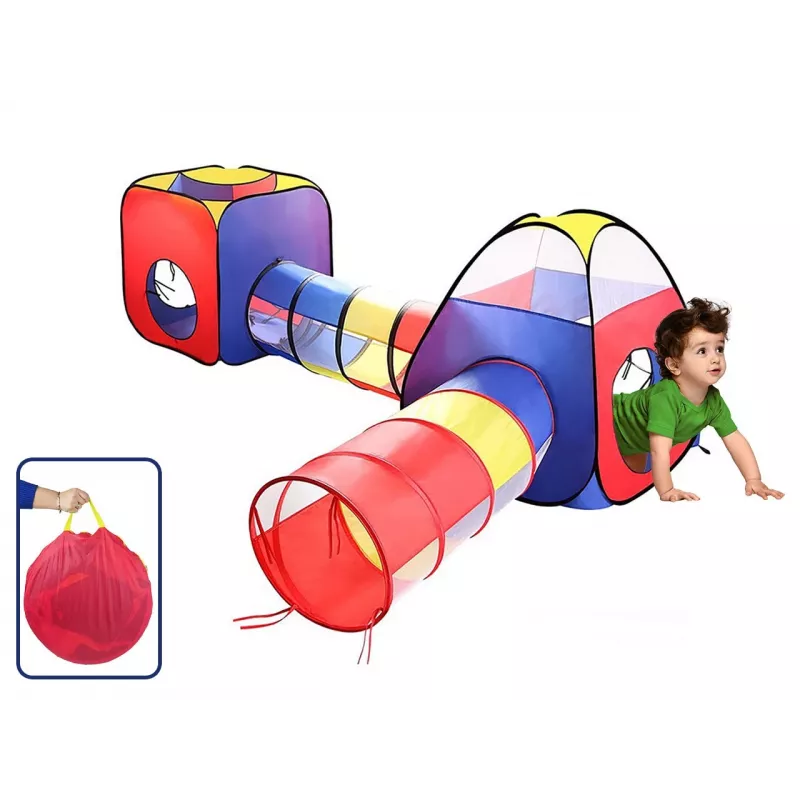 Kinderspeeltent Madej 004178, stoffen speelhuis, 4 stuks