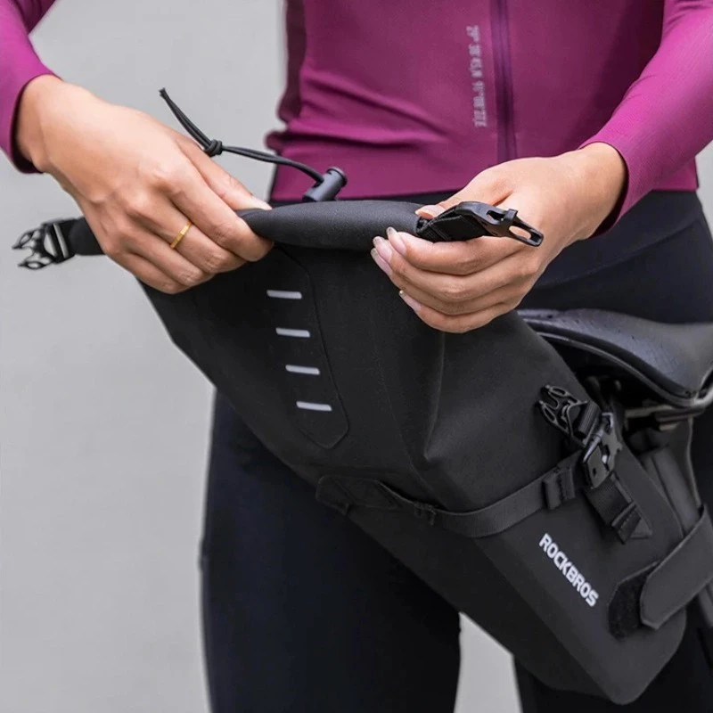 Rockbros 30130061001 3 L zwart waterdichte fietsszadelas