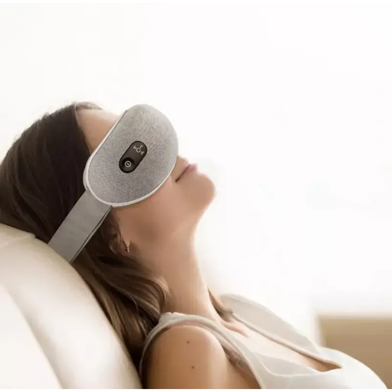 Havit EM1601 oogmassageapparaat grijs compressiemassage op batterijen