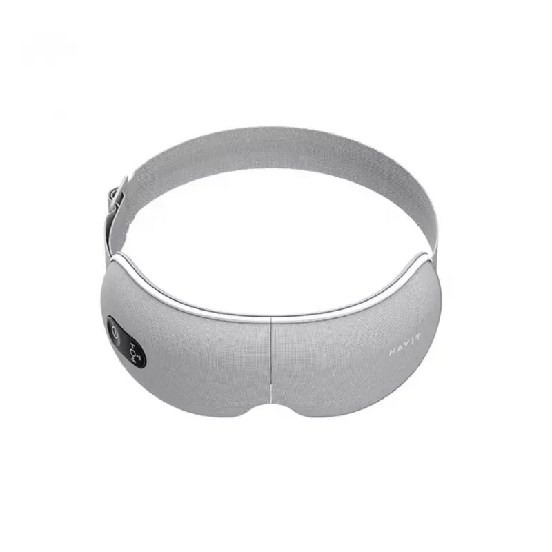 Havit EM1601 oogmassageapparaat grijs compressiemassage op batterijen