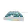 Havit KB901L gaming-toetsenbord wit en groen USB bedraad RGB-LED