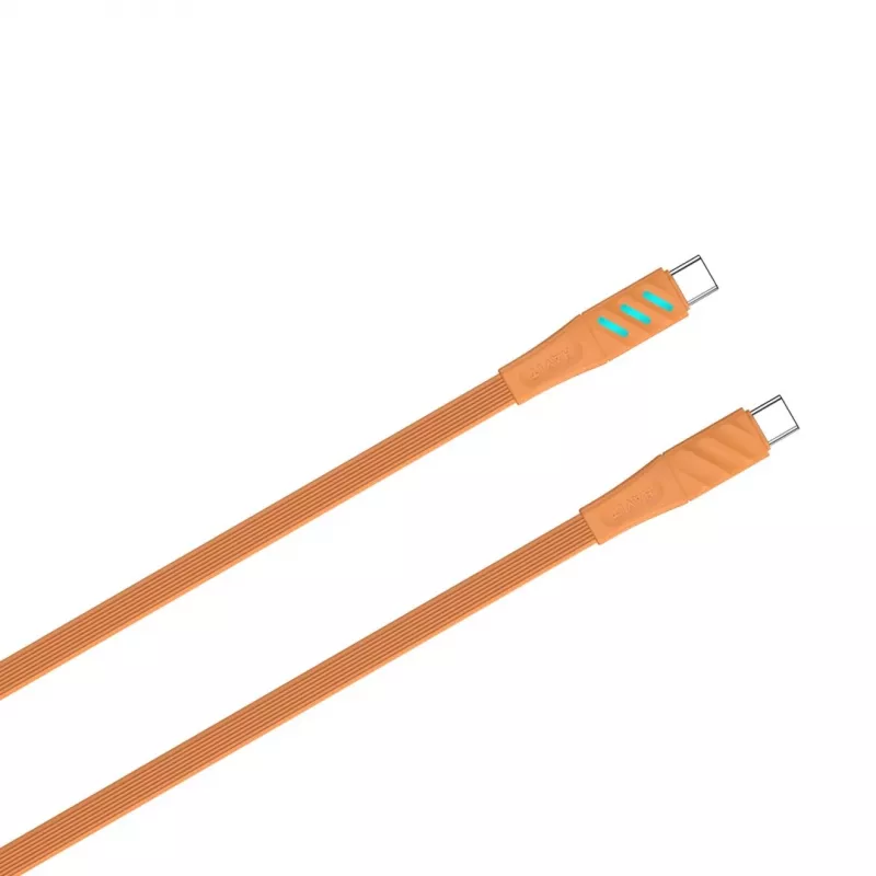Havit CB6254 USB Type-C naar USB Type-C oplaadkabel 1 m oranje