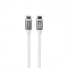 Havit CB6290 USB Type-C naar USB Type-C kabel 1 m 10 Gbit/s grijs wit