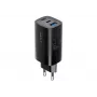 Havit UC20 driepoorts GaN 65W reisoplader zwart