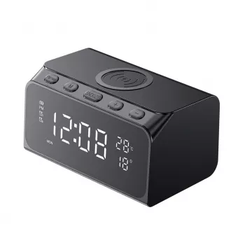 Draadloze oplader Havit W3041 6in1 USB auto zwart
