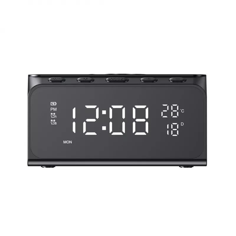 Draadloze oplader Havit W3041 6in1 USB auto zwart