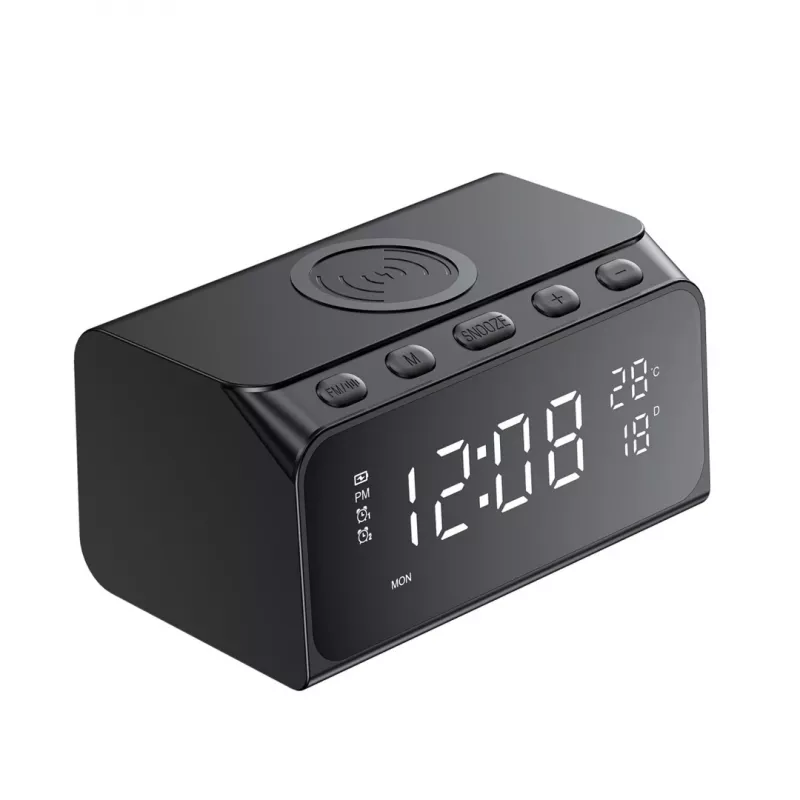 Draadloze oplader Havit W3041 6in1 USB auto zwart