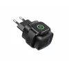 Havit UC132 EU GaN 22W dual-port oplader draadloos laden zwart