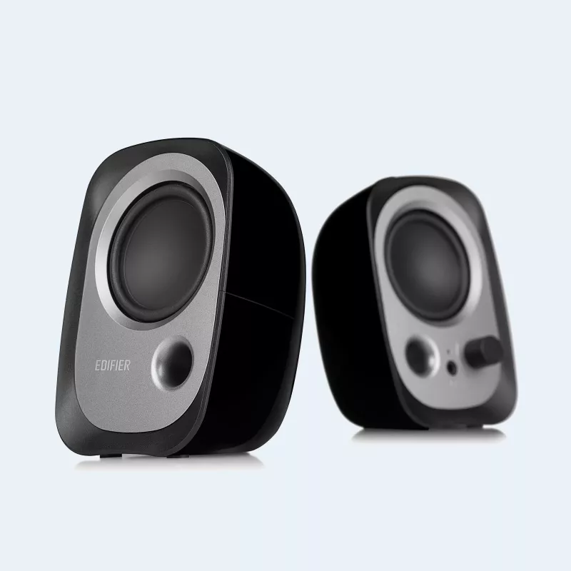 Edifier R12U - luidspreker - voor pc - 4 watt (totaal) - zwart (R12U zwart)