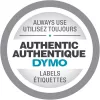 DYMO D1 nylon labeltape S0718050, 19 mm x 3,5 m, zwart op wit