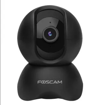 IP-beveiligingscamera Foscam X5, gloeilampvorm, 5 MP (2560×1920), Wi-Fi & Ethernet, MicroSD tot 256 GB, 360° pan/tilt, 6x digitale zoom, nachtzicht 8 m