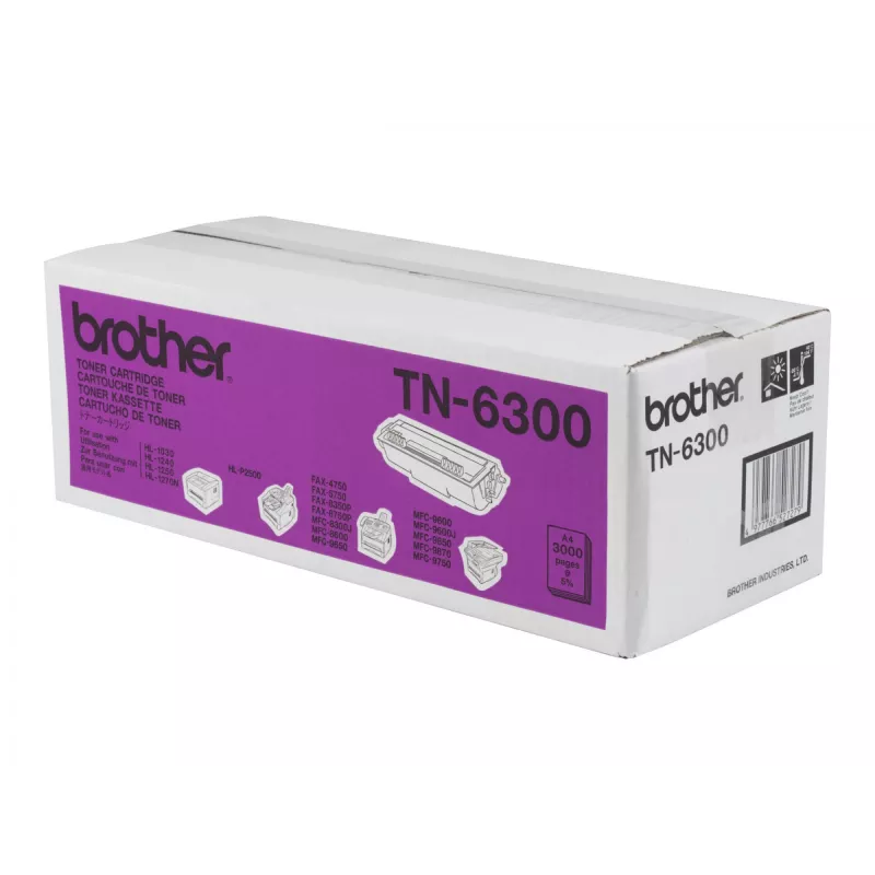 Brother TN-6300 tonercartridge, zwart, 3000 pagina's