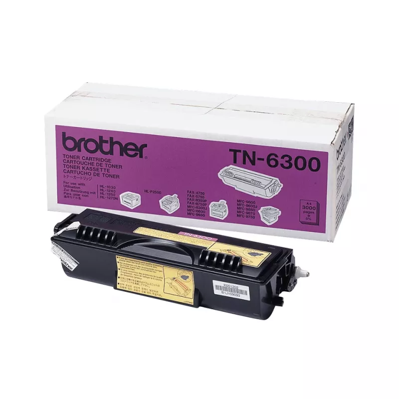Brother TN-6300 tonercartridge, zwart, 3000 pagina's