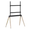 TV-accessoire vloerstandaard 55-86/BLK/WOOD TVS-86F-01-BK Gembird