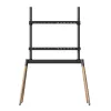 TV-accessoire vloerstandaard 55-86/BLK/WOOD TVS-86F-01-BK Gembird