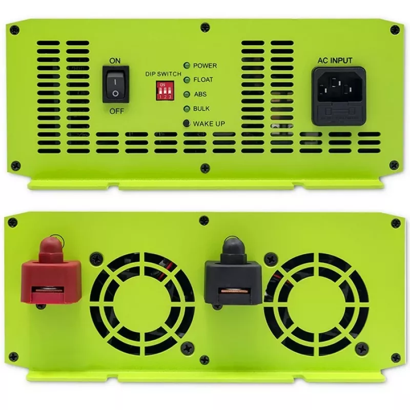 Acculader QOLTEC 51916 60A 12V voor LiFePO4-, AGM-, GEL-, SLA-accu's