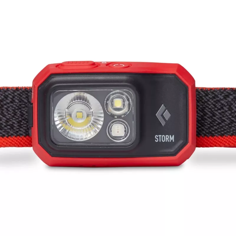Diamond Storm 450 zwart, rood hoofdlamp