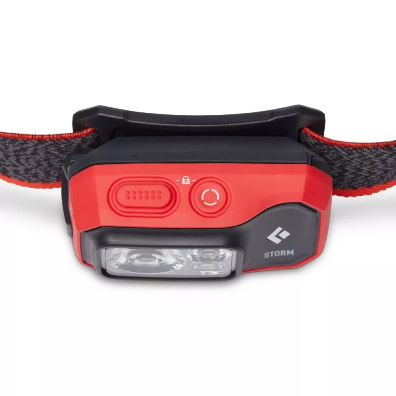 Diamond Storm 450 zwart, rood hoofdlamp