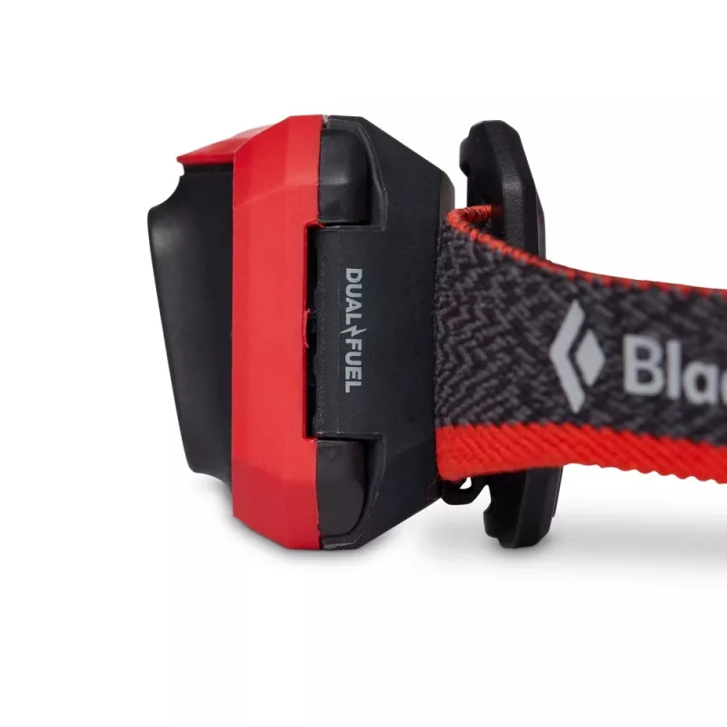 Diamond Storm 450 zwart, rood hoofdlamp
