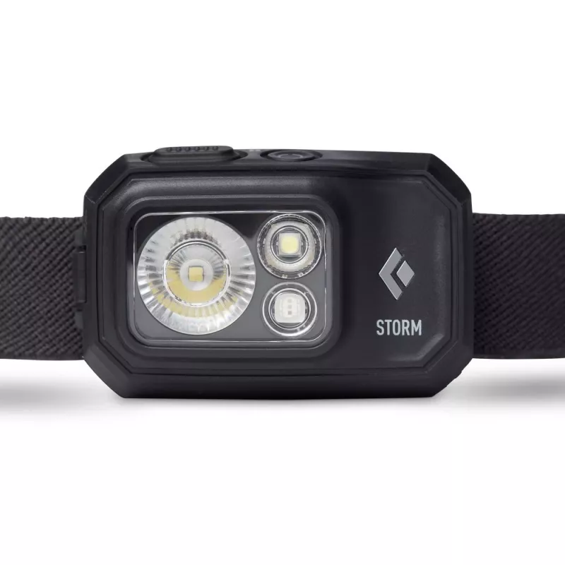 Diamond Storm 450 zwart, rood hoofdlamp