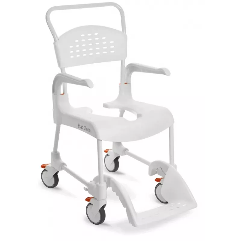 Rolstoel medpunkt ETAC Clean 55 cm met 2 remmen en toiletfunctie