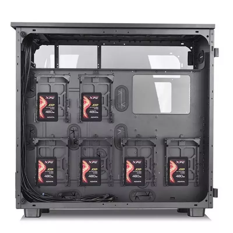 Pc-behuizing Thermaltake View 91 TG RGB ultra tower zwart