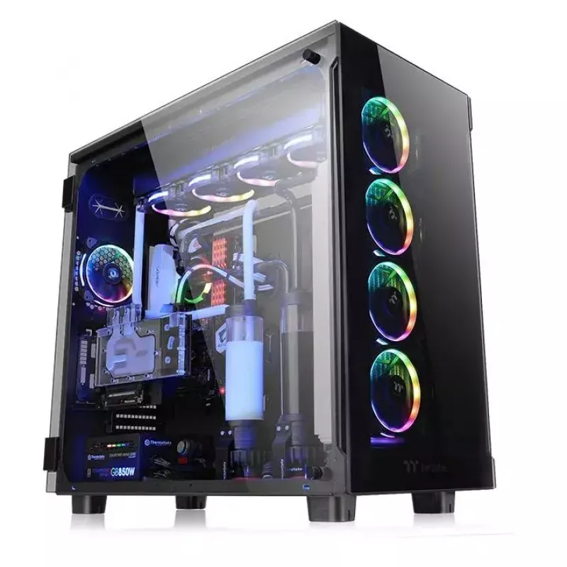 Pc-behuizing Thermaltake View 91 TG RGB ultra tower zwart
