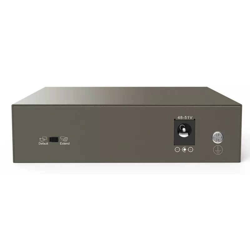 Tenda TEF1105-4-63W netwerkswitch unmanaged Fast Ethernet (10/100) Power over Ethernet (PoE) desktop/wandmontage grijs