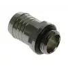 Bitspower fitting recht G1/4 inch AG naar 13 mm ID - zwart glossy