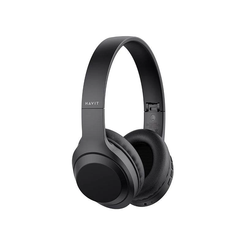 Headset Havit H628BT draadloze on-ear-koptelefoon beige