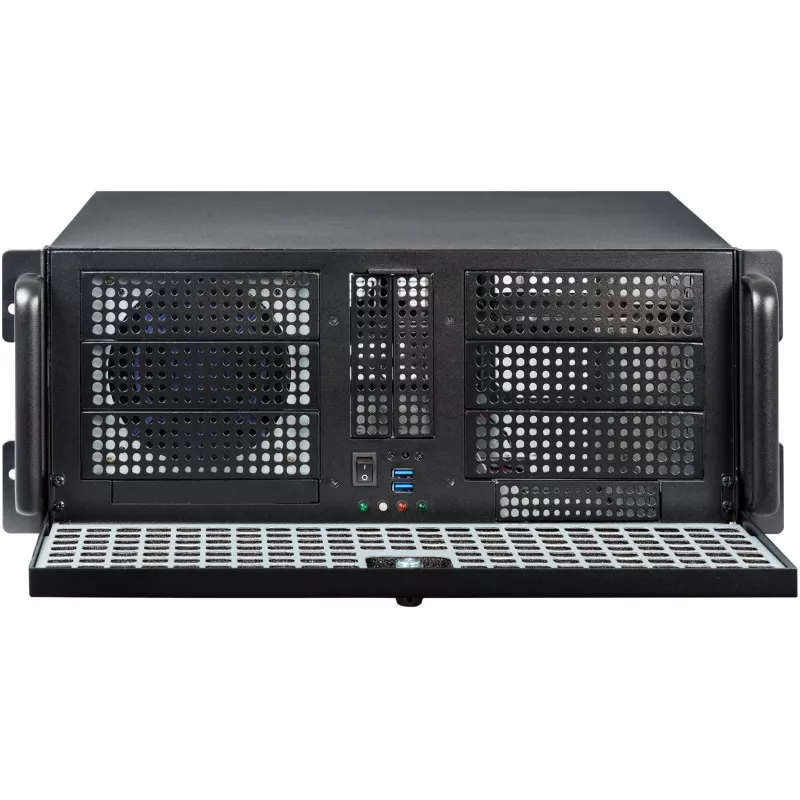 CHIEFTEC RACKMOUNT EATX NO PSU USB 3.0 zwart 4U
