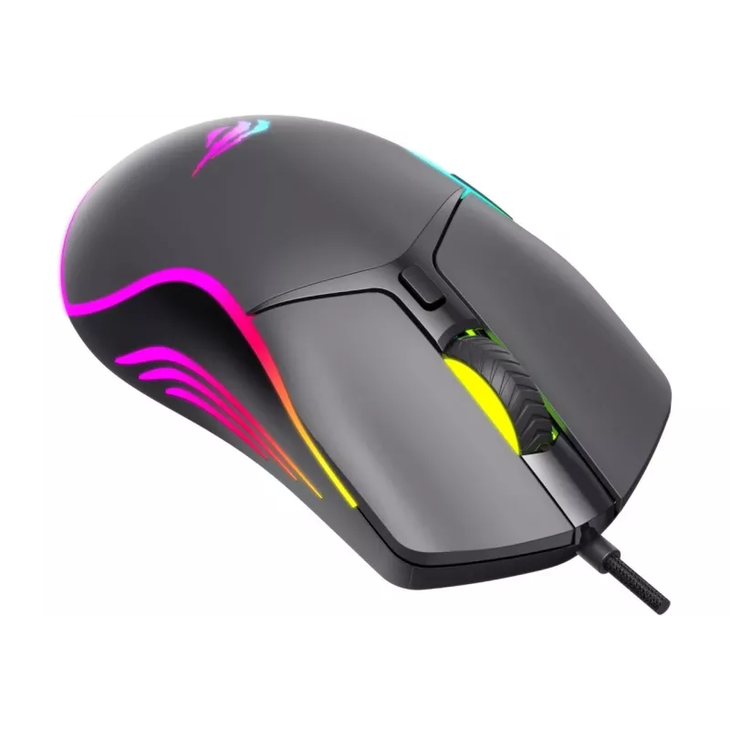 Havit MS1038 gaming-muis zwart dubbelhandig USB 8000 DPI 7 toetsen