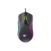 Havit MS1038 gaming-muis zwart dubbelhandig USB 8000 DPI 7 toetsen