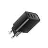 Oplader HAVIT UCLE001 EU GaN driepoorts 30 W zwart — compacte USB-oplader met 3 aansluitingen