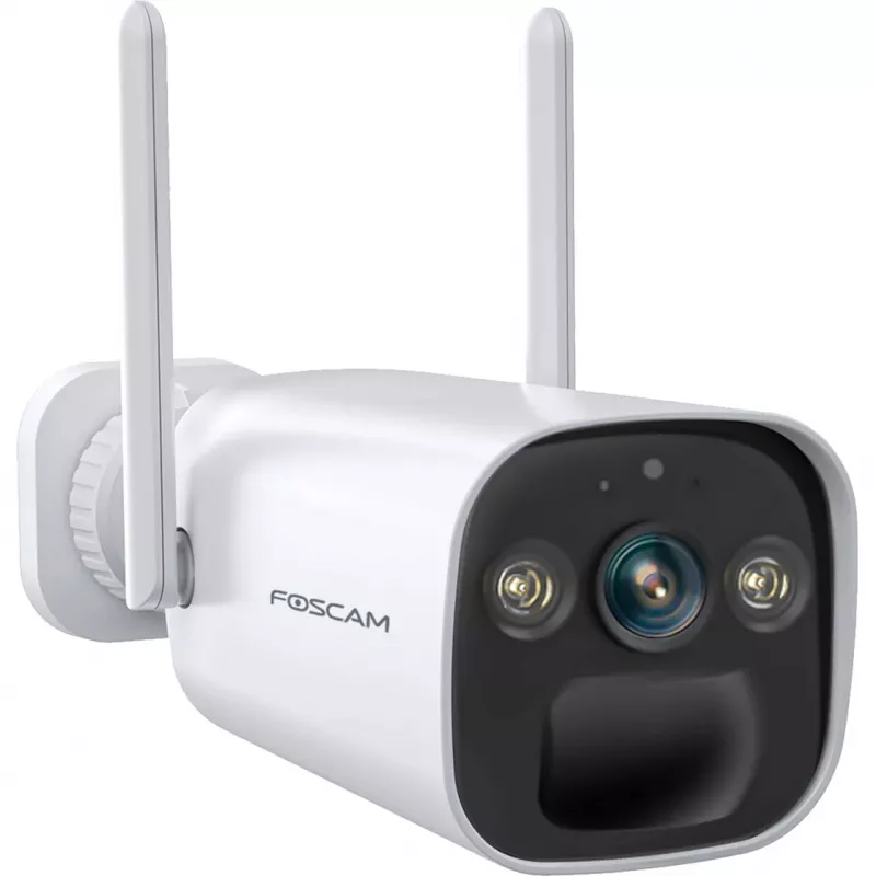 Foscam BP4 draadloze beveiligingscamera op zonne-energie, 4 MP (2560 x 1440), wit