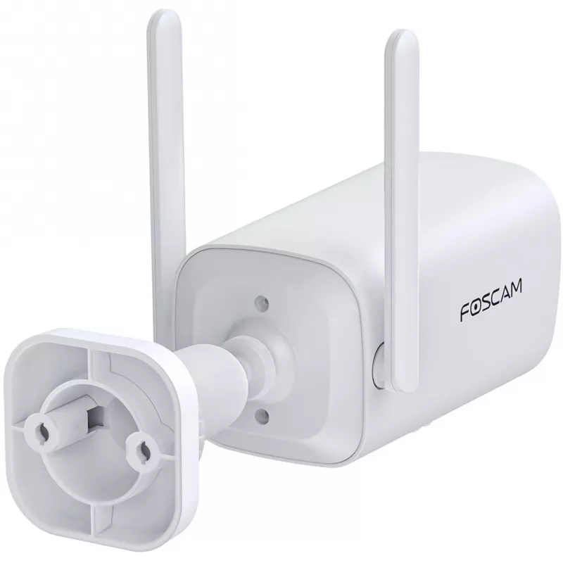Foscam BP4 draadloze beveiligingscamera op zonne-energie, 4 MP (2560 x 1440), wit