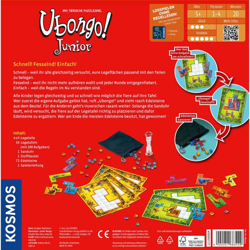 Ubongo Junior, gezelschapsspel