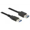 USB-kabel DeLOCK 85056 USB 3.2 Gen 1 2m USB A zwart